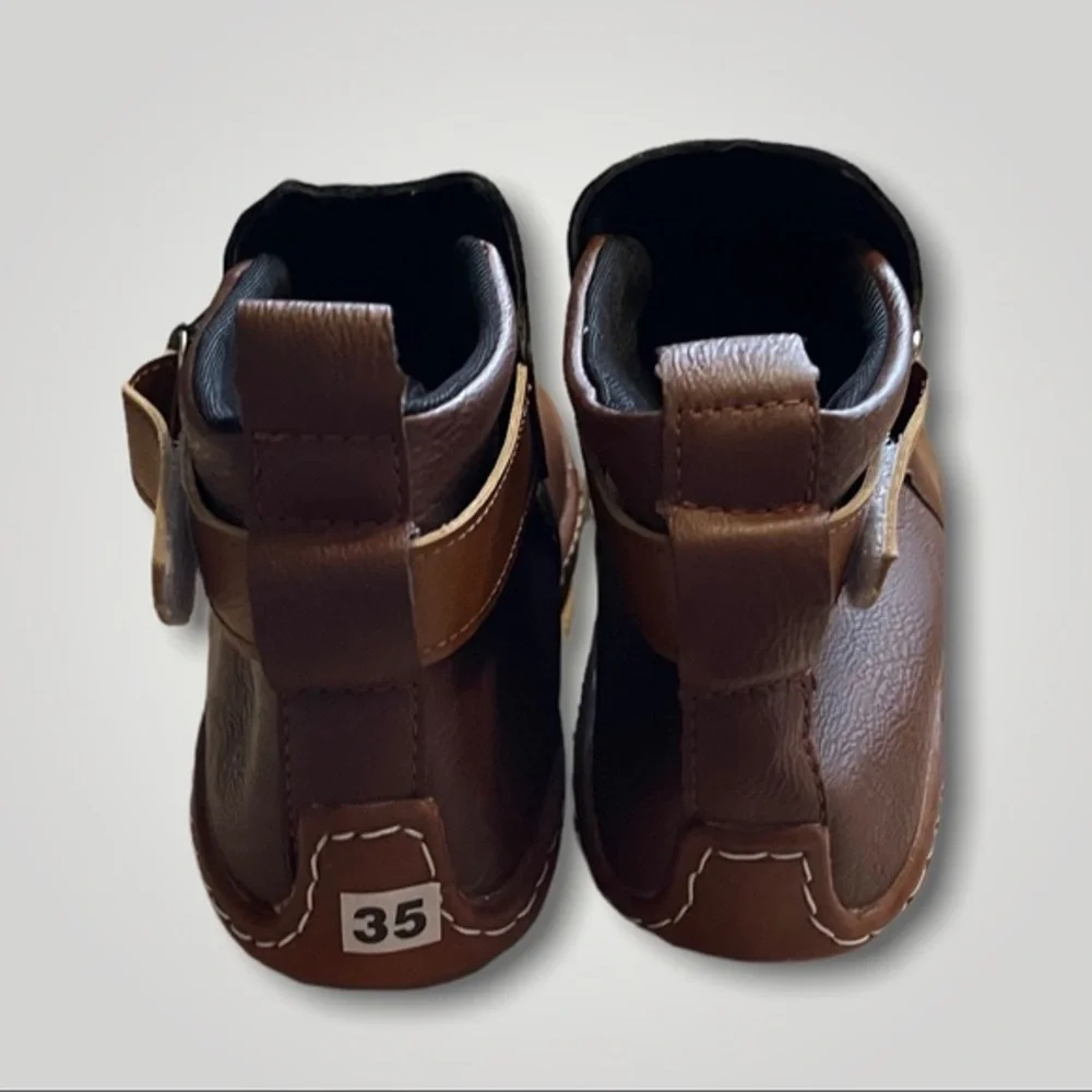 Brown Booties EU 35 (4), 37 (6) - Picture 4 of 6